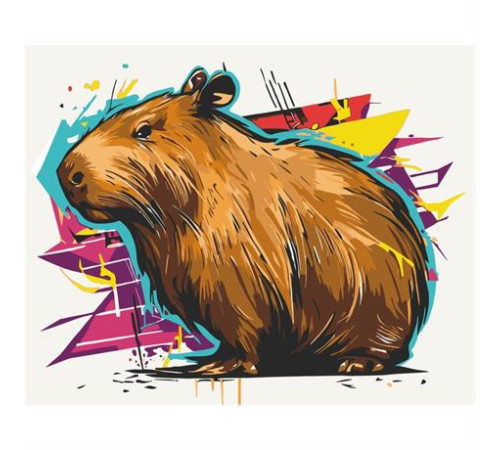 Картина за номерами ArtCraft Капібара 40х50 см (11574-AC) Картина за номерами ArtCraft Капібара 40х50 см (11574-AC)