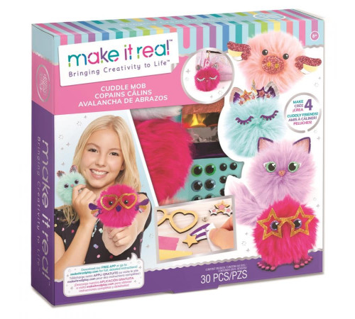 Набір для створення помпонів Make it Real Обіймашки