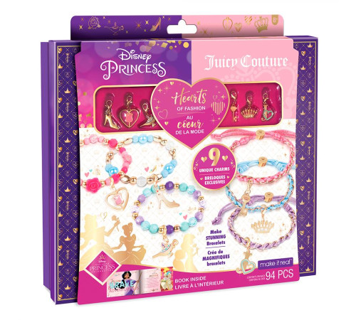 Набір для створення шарм-браслетів Make it Real Принцеса Disney and Juicy Couture