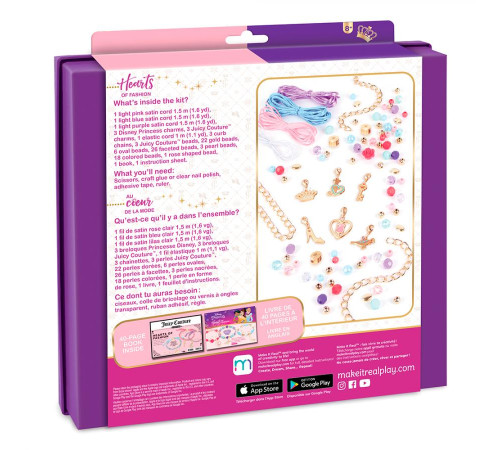 Набір для створення шарм-браслетів Make it Real Принцеса Disney and Juicy Couture