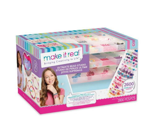 Набір для створення браслетів з бісеру Make it Real Власна студія