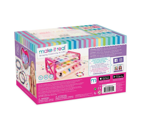 Набір для створення браслетів з бісеру Make it Real Власна студія