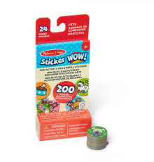 Дитячий мініблокнот Spin Master З наліпками для штампу Улюбленці Melissa and Doug. Sticker WOW