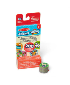 Дитячий мініблокнот Spin Master З наліпками для штампу Улюбленці Melissa and Doug. Sticker WOW