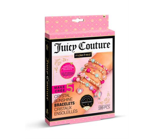 Набір для створення шарм-браслетів Make it Real Juicy Couture Сонячне сяйво 189 ел. (MR4433)