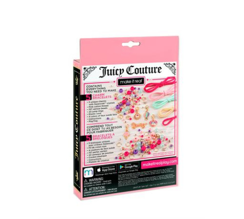 Набір для створення шарм-браслетів Make it Real Juicy Couture Сонячне сяйво 189 ел. (MR4433)