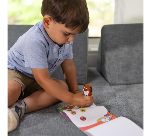 Дитячий блокнот та штамп Spin Master З наліпками Цуценя Melissa and Doug. Sticker WOW