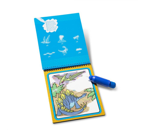 Дитяча водяна розмальовка Spin Master Динозаври Melissa and Doug. Water WOW