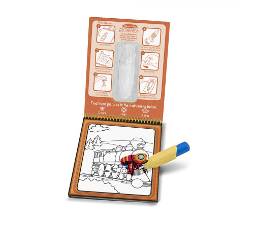 Дитяча водяна розмальовка Spin Master Транспорт Melissa and Doug. Water WOW