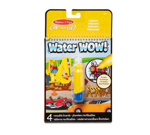 Дитяча водяна розмальовка Spin Master Транспорт Melissa and Doug. Water WOW