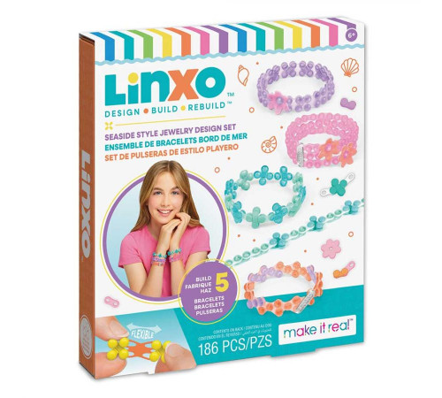 Набір для створення браслетів Make it Real Прикраси - Ніжність Linxo