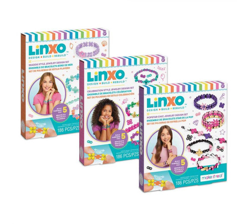 Набір для створення браслетів Make it Real Прикраси - Ніжність Linxo