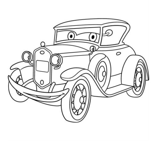 Дитяча розмальовка ArtCraft Ретро автівка 25х30 см (15068-AC) Дитяча розмальовка ArtCraft Ретро автівка 25х30 см (15068-AC)