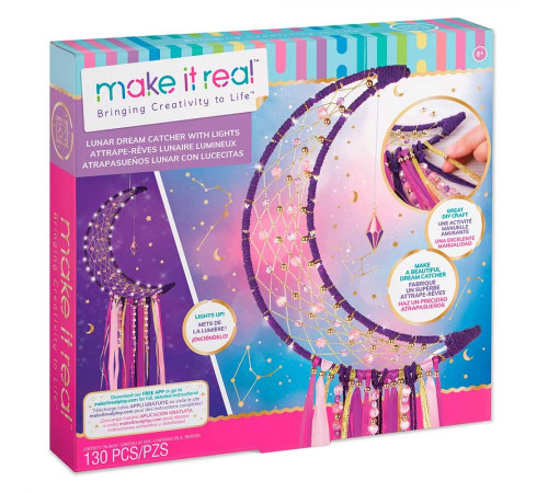 Набір для створення амулету Make it Real Ловець снів з підсвіткою