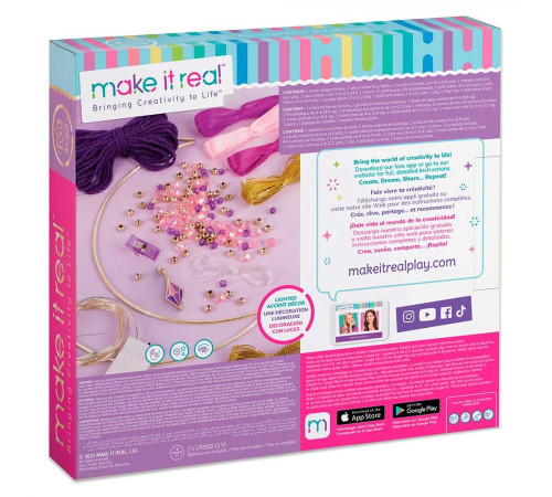 Набір для створення амулету Make it Real Ловець снів з підсвіткою