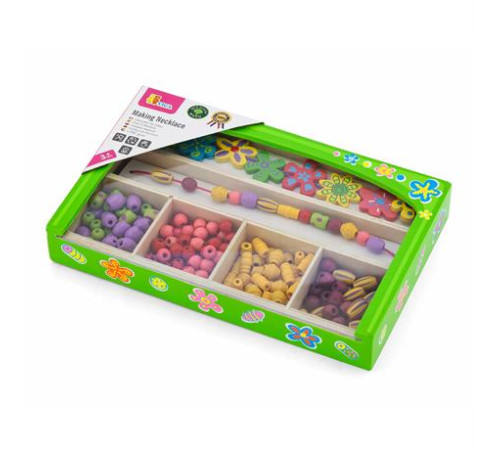 Набір для створення прикрас Viga Toys Намисто з квітів (52730) Набір для створення прикрас Viga Toys Намисто з квітів (52730)