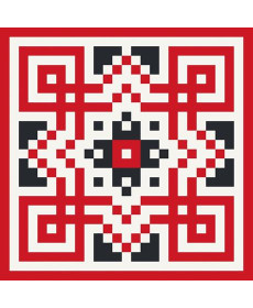 Картина за номерами ArtCraft Український орнамент 30х30 см (13040-AC)