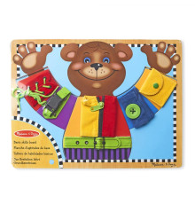 Бізіборд Spin Master Ведмедик з застібками Melissa and Doug