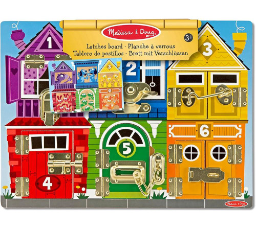 Бізіборд Spin Master Квартири із засувками Melissa and Doug