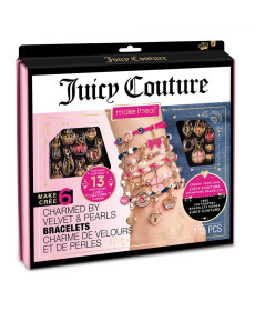 Набір для створення браслетів Make it Real Прикрашені оксамитами та перлинами Juicy Couture