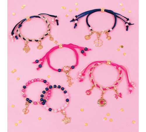 Набір для створення браслетів Make it Real Прикрашені оксамитами та перлинами Juicy Couture
