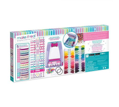 Набір для плетіння браслетів з верстатом Make it Real Найкращі друзі