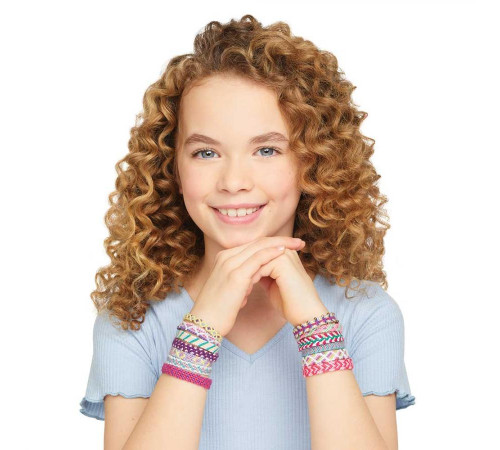 Набір для плетіння браслетів з верстатом Make it Real Найкращі друзі