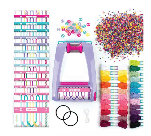 Набір для плетіння браслетів з верстатом Make it Real Найкращі друзі