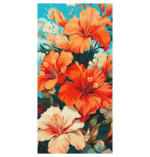 Картина за номерами ArtCraft Гібіскус 40х80 см (13073-AC)