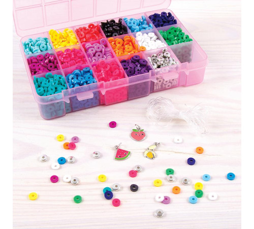 Набір для створення браслетів Make it Real З намистинами Хейші та футляром для зберігання Соковиті кольори