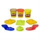 Набір пластиліну Play-Doh Відерце Пікнік 3 баночки та формочки (23414-23412)