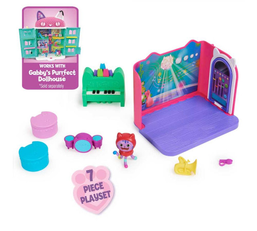 Ляльковий будиночок Spin Master Габбі "Музична зала діджея Нявкота"