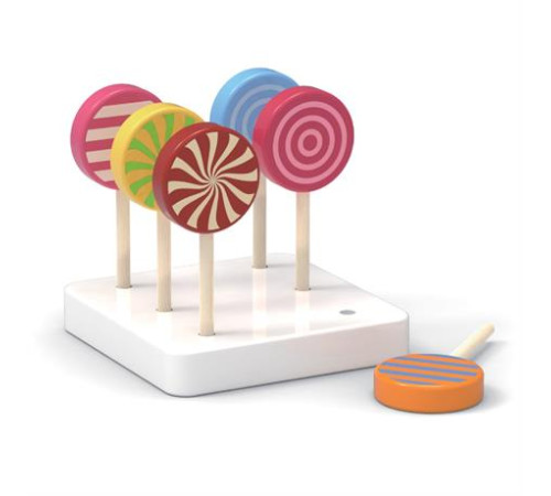 Іграшкові продукти Viga Toys Льодяники з дерева 6 шт. (44529) Іграшкові продукти Viga Toys Льодяники з дерева 6 шт. (44529)