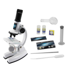 Мікроскоп Eastcolight зі збільшенням до 450 разів, біло-чорний