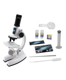 Мікроскоп Eastcolight зі збільшенням до 450 разів, біло-чорний