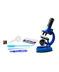 Мікроскоп Eastcolight зі збільшенням до 450 разів, синій