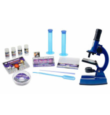 Мікроскоп Eastcolight зі збільшенням до 900 разів, синій
