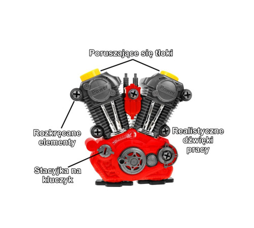 Автомобільний двигун, що обертається, для дітей 3+