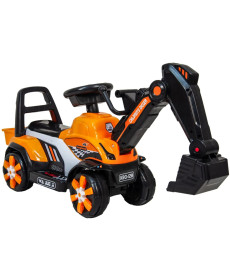 Дитячий толокар екскаватор Spoko SP-128 жовтий