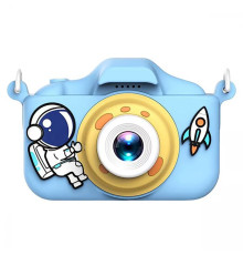 Фотокамера дитяча PRC HD dual Астронавт блакитна
