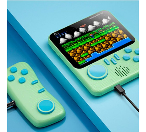 Консоль ігрова Game Box G7 3,5 дюйма 500 мАг зелена