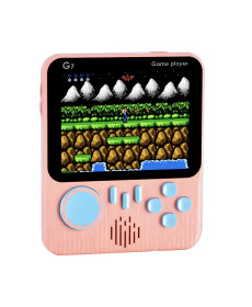Консоль ігрова Game Box G7  3,5 дюйма 500 мАг рожева