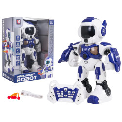 Дитячий багатофункціональний робот Ramiz A08 на дистанційному керуванні + функція стрільби