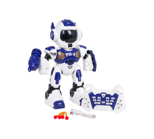 Дитячий багатофункціональний робот Ramiz A08 на дистанційному керуванні + функція стрільби