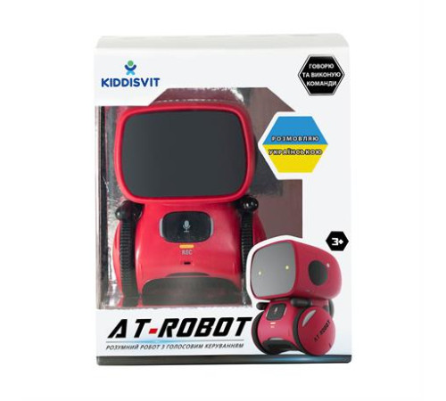 Інтерактивний робот AT-Robot із голосовим управлінням українською червоний (AT001-01-UKR) Інтерактивний робот AT-Robot із голосовим управлінням українською червоний (AT001-01-UKR)