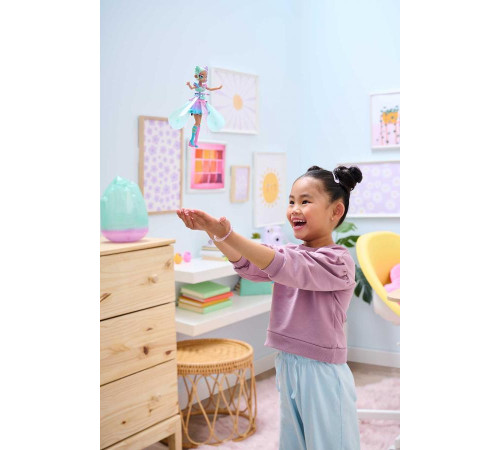 Літаюча казкова фея Spin Master Hatchimals Піксі FlyingPixie, блакитно-рожева