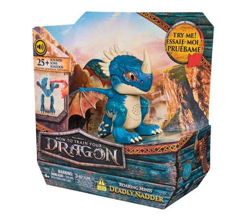 Інтерактивний дракон Смертельний Верть 10 см, "Як приборкати дракона"