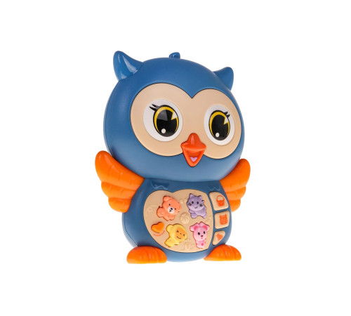 Інтерактивна іграшка Ramiz 855-101A Сова, блакитна