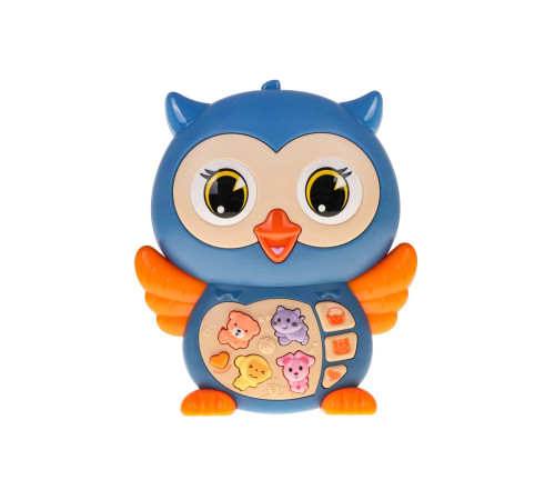 Інтерактивна іграшка Ramiz 855-101A Сова, блакитна