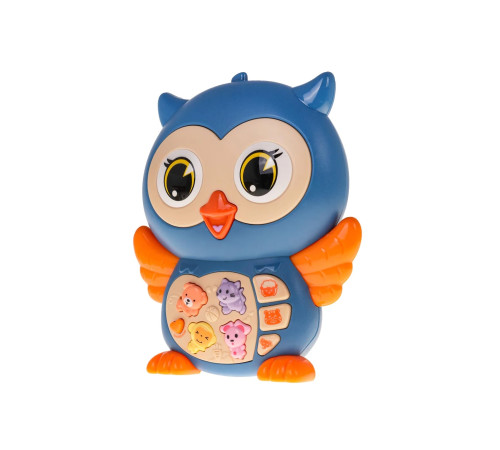Інтерактивна іграшка Ramiz 855-101A Сова, блакитна